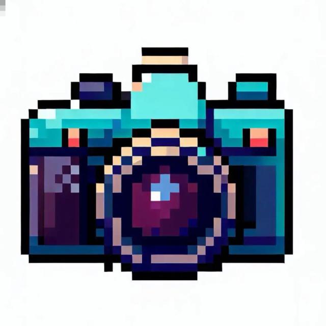 A Camera in Pixel Art style